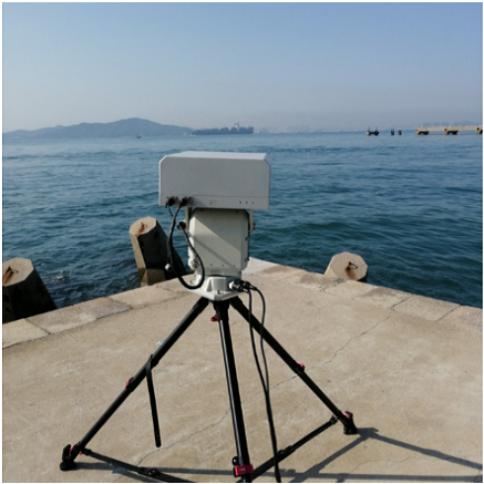 Participate in ship exhaust detecting on a certain island 